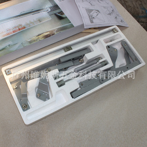 Support de porte pneumatique translational Winis en alliage d'aluminium D-2903 pour armoires et meubles - Product Image 3