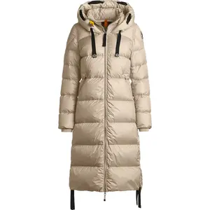 AQTQ Factory Supply Winter Warm Outdoor Bubble Grueso Puffer Coat Ladies Hooded Waterproof Women Slim Long Down Jackets
