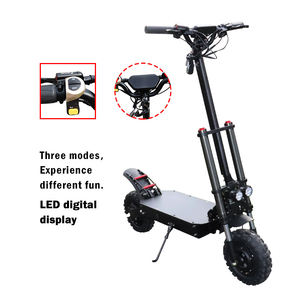 Patinete Eléctrico Plegable Rápido para Adultos, de 11 Pulgadas, 2 Ruedas, 5600W, 60V, Potente, de Largo Alcance, Todoterreno, con Doble Motor - Product Image 2