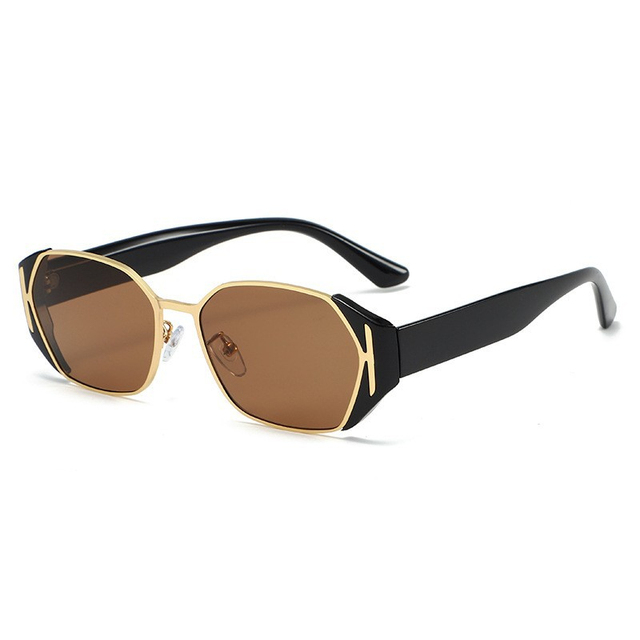 Luxury Oval Full Frame PC Adult Unisex Classic Cat Eye Sunglasses Fashion Daily Driving Travelling Shades UV400