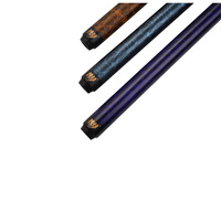 Queues de billard d'occasion OEM NASDA Snooker Sport 100% fibre de carbone, bois d'érable, punch pour l'avant-bras, saut, queue articulée 3/4, acier inoxydable