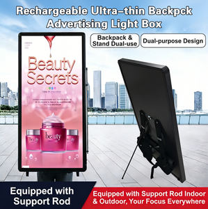 Cartel Publicitario Móvil, Mochila Publicitaria Digital con Pantalla LED, Caja de Luz - Product Image 2