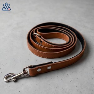 Pink Genuine Leather <b>Dog</b> <b>Leash</b> Thickened Durable Outdoor Pet Supplies - Product Image 2