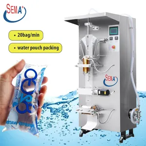 Larga vida útil, buena estabilidad, máquina de jugo de agua, máquina de envasado de agua pura, máquina de llenado y sellado de agua en bolsitas