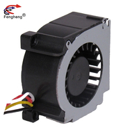 Ventilateur à débit axel sans balais, 5V, 12V DC, 3015, 30x30x15mm, 30mm, Micro roulement hydraulique, noir