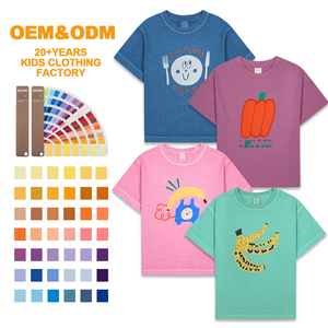 T-shirt Biologica per Bambini a Maniche Corte, Maglietta Personalizzata per Ragazzi, T-shirt Estiva per Bambini, Abbigliamento Sostenibile per Bambini - Product Image 1