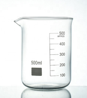 Bécher en verre de laboratoire personnalisé en usine, 5 à 2000 ml