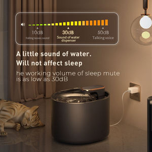 Dispensador de agua personalizado de fábrica para mascotas, bebederos automáticos ultrasilenciosos de 3L para gatos, fuente de agua para gatos con filtros de repuesto - Product Image 3