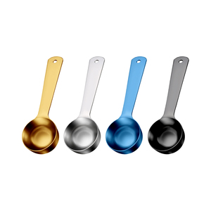 Nhà Máy Ngắn Xử Lý Nhỏ Jar Muỗng 304 Thép Không Gỉ Sữa Bột Cà Phê Protein Bột Scoop Đo Muỗng - Product Image 1