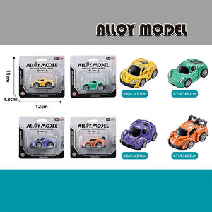 سيارة لعبة معدنية مخصصة بمقياس 1/64، نموذج مصغر من السبائك مع خاصية السحب للخلف، نموذج ترويجي للسيارات المصبوبة - Product Image 4