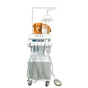 Unità Dentale Veterinaria con Compressore d'Aria, Carrello Mobile per Animali, Scrivania Portatile per Trattamenti Veterinari - Product Image 1
