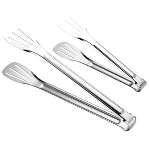 Pinces à steak en acier inoxydable, accessoire de cuisine, pinces à barbecue, pinces à steak, pinces à pain vapeur, outils de cuisine - Product Image 1