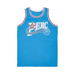 Camiseta de baloncesto Perc 30 para hombre, azul cielo, blanco y negro, suministro por <span class=keywords><strong>Lil</strong></span> House Phone y Blazzy cosido - Product Image 5