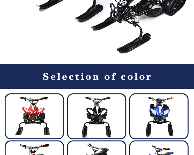 2021 New Winter Snow ATV Scooter/Snow ski Bike/Snow racer