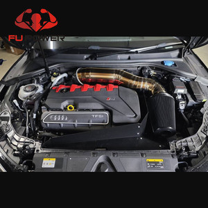 Kit de admisión de aire de titanio con turbocompresor de alto rendimiento Fupower para Audi <span class=keywords><strong>TTRS</strong></span> 8S RS3 8V 8Y, filtro de aire - Product Image 3