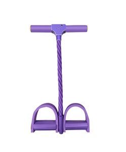 Attrezzo sportivo per la casa ginnico addominale elastico con tiranti per pedali in Silicone e fascia di resistenza NBR - Product Image 1