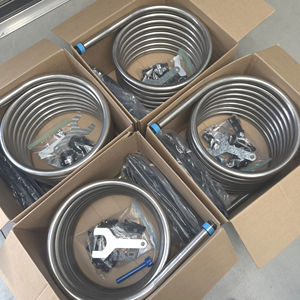 Intercambiador de Calor de Acero Inoxidable para Calentadores de Agua a Leña, Tanques de Almacenamiento, Piscinas y Baños de Hidromasaje a Leña, con Tubo de Acero Galvanizado - Product Image 5