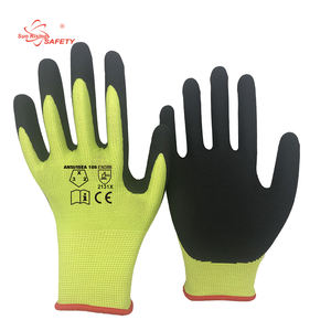 Guantes SRsafety de Látex Recubiertos y Personalizados con Estampado, Guantes de Seguridad de Punto, Guantes de Mano ANSI para Construcción, Jardinería y Agricultura - Product Image 5
