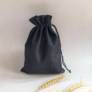 Eco-Friendly <b>Small</b> Jute <b>Drawstring</b> <b>Bag</b> Natural Burlap Linen for Candle Jewelry Gift Packaging Elegant and Sustainable - Product Image 5