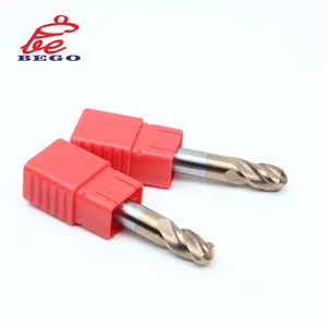 Chống rung hrc55 phay Cutter 4 sáo công cụ Carbide tráng bóng mũi End Mill