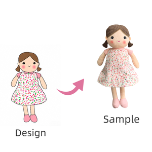 Gran oferta, muñeco de peluche suave hecho a mano de dibujos animados de <span class=keywords><strong>Emily</strong></span> Pink, superbonito, nuevo juguete de peluche suave, regalo de cumpleaños para niñas - Product Image 1