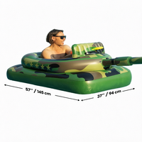 Bateau gonflable géant en PVC pour piscine, avec pistolet à eau, pour batailles aquatiques estivales, pour adultes et enfants