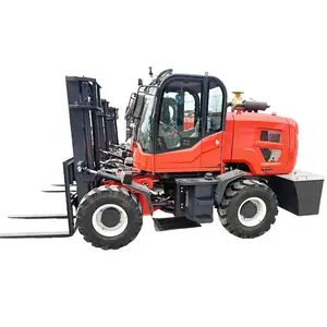 Hot Sale Customized 3 Ton Diesel Forklift 4*4 4wd Off Road Forklift Rough Terrain Forklift Multifunctional CE EPA