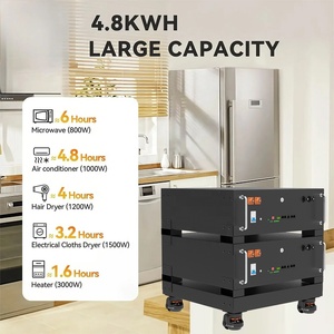 Oem odm 5kwh 10kwh רכוב lifepo4 סוללות ליתיום יון סולארית רכוב שרת סוללת ליתיום רכוב מערכת סולארית - Product Image 2
