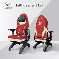 Chaise de jeu ergonomique avec support lombaire réglable, dossier inclinable pour joueurs PC/console et bureau à domicile