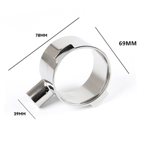 Barista Tools <span class=keywords><strong>Accessoires</strong></span> de café expresso 51mm en acier inoxydable <span class=keywords><strong>Delonghi</strong></span> Porte-filtre à café sans fond Tête nue - Product Image 2