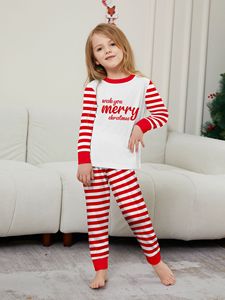 Hot Sale Family Matching Weihnachts pyjamas Set Xmas Deer Holiday Pyjamas Nachtwäsche Dad Mom Nachtwäsche Set - Product Image 4
