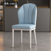 Accepter les chaises de salle à manger de luxe légères et personnalisées pour la maison, chaises à dossier minimalistes nordiques