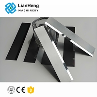 Ligne de production de découpe de tissu industrielle automatique LHMC avec lames de coupe de fibres, capacité de 1000 kg/h, 380 V, garantie 1 an