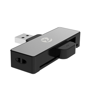 Lector de Tarjetas de Identificación ZOWEETEK ISO 7816, Lector y Grabador de Tarjetas con Chip, Lector y Grabador de Tarjetas Inteligentes USB Plegable para Windows, <span class=keywords><strong>Mac</strong></span> <span class=keywords><strong>OS</strong></span>, Linux - Product Image 1