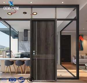 Portes intérieures coulissantes en WPC insonorisées, écologiques, en MDF avec revêtement <span class=keywords><strong>PVC</strong></span>, personnalisées OEM/ODM, imperméables, pour salon - Product Image 5