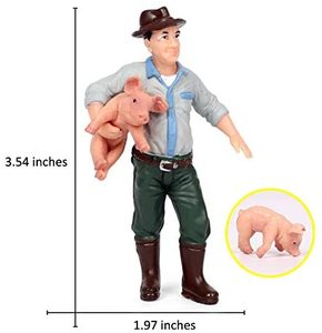 Figuras de Animales de Granja, Juguetes de Animales de Granja para Niños Pequeños, Juguetes Educativos Preescolares - Product Image 6