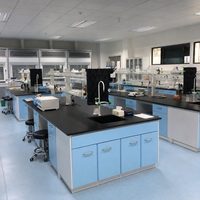 Meubles de laboratoire, banc de laboratoire, table de laboratoire pharmaceutique avec évier, plan de travail en résine époxy pour la recherche médicale et biologique