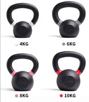 Kettlebell de compétition en fonte de haute qualité MAXSONG Équipement de gymnastique en gros Poids libres enduits de poudre