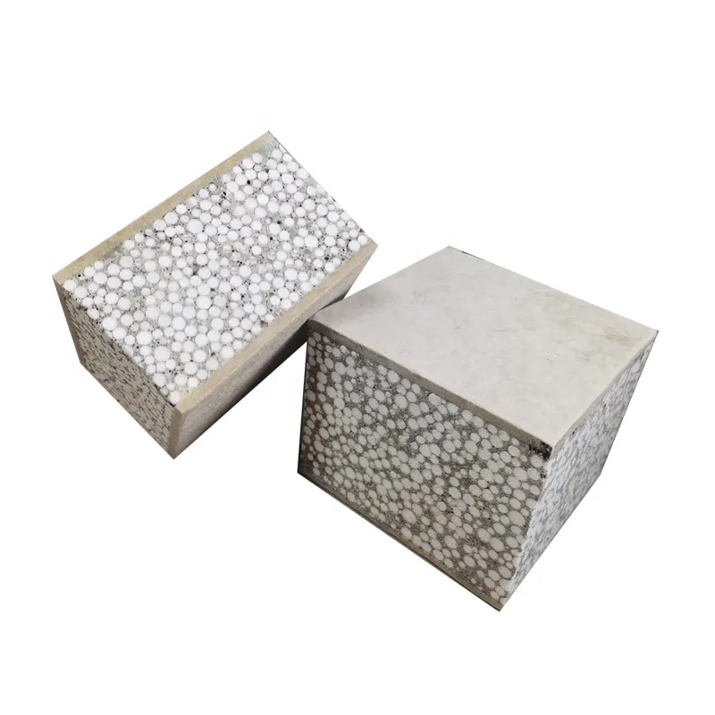 Eco friendly product lightweight insulated precast eps concrete fiber cement sandwich wall panel price