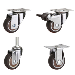 Rodízios de Mobiliário Silenciosos de Alta Qualidade com Rolamento de Esferas Giratório para Cargas Leves, TPR, 1, 1.25, 1.5, 2, 2.5, 3 e 4 polegadas - Product Image 1