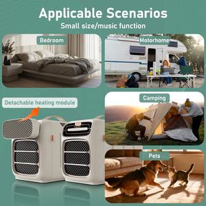 多機能キャンプ用エアコン長距離冷却ソーラーACエアコンパネルとバッテリー付き - Product Image 4