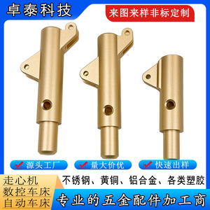 Cnc Machined Brass <b>Pin</b> Cylindrical Head Smooth Surface General Use 46mm Diameter 200mm Length Finishing Accuracy - Product Image 4