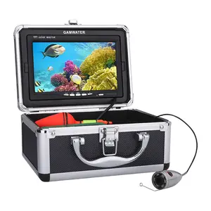 Factory Wholesale 15M-50M 7Inch Screen 1000tvl Fish Finder Underwater Fishing Video Camera With 6 PCS LED Lights For Ice Fishing