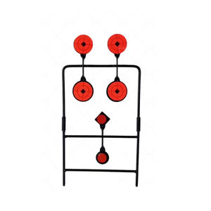 هدف رماية دوار مع إعادة ضبط تلقائي من سبائك الألومنيوم للتدريب على الرماية في الهواء الطلق بموضوع الرمال البحرية - Product Image 2