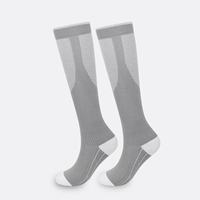 Nouvelle conception de chaussettes de compression sportives jetables, respirantes, absorbant la transpiration, écologiques, tricotées, imprimées, style preppy