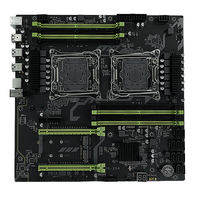 لوحة أم إلكترونية لسطح المكتب ثنائية المعالج X99 LGA 2011 DDR4 لأجهزة الكمبيوتر المخصصة للألعاب Xeon