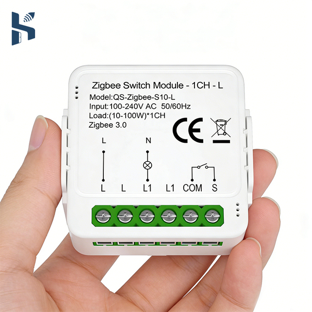 Zigbee 3.0 1 Gang Smart Switch Module No Neutral Required | Tuya & Smart Life App Remote Control