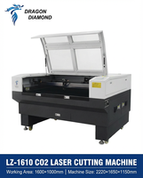 Machine de découpe et de gravure laser CO2 Dragon Diamond LZ-1610, grande zone de travail 1600x1000mm, contrôleur Ruida pour bois, acrylique, MDF