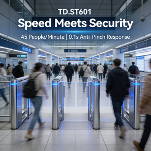 Porte rapide intelligente Ironman TD.ST601 avec capteur infrarouge à 8 points et moteur sans balais pour les zones à fort trafic - Product Image 2