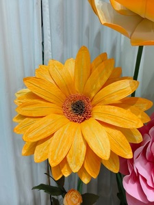 Vendita calda rosa e giallo di alta qualità moderna <span class=keywords><strong>fiori</strong></span> artificiali gruppo - Product Image 3